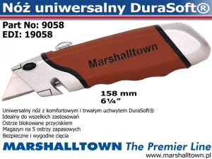 Nóż uniwersalny 9058 DuraSoft® ostrze dwustronne
