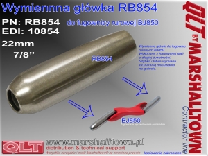 RB854 wymienna główka 22mm do fugownicy BJ850