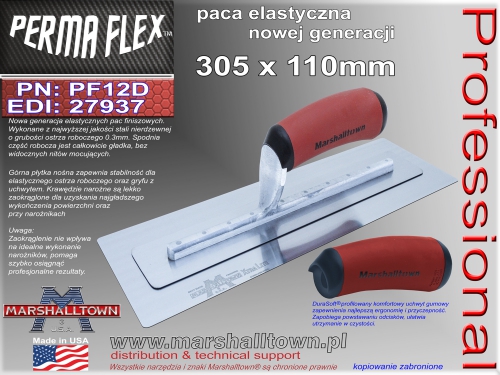 PermaFlex PF12D 305x110mm paca elastyczna, ostrze 0.3mm