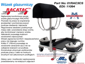 Wózek glazurniczy RACATAC 01RAC3CS